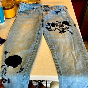 Pilcro and Letterpress Anthropology jeans size 24